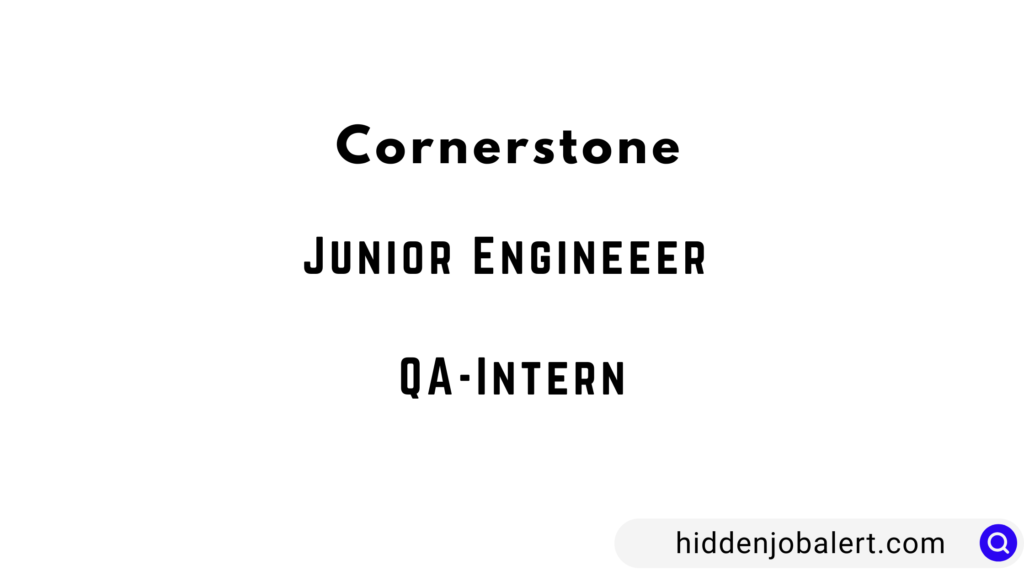Cornerstone hiring