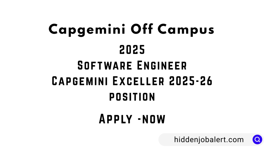 capgemini off campus