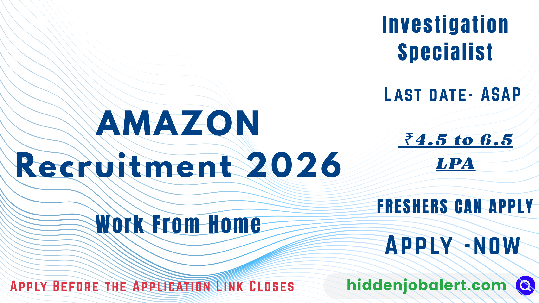 Amazon Recruitment 2026 Investigation Specialist PQ Ops
