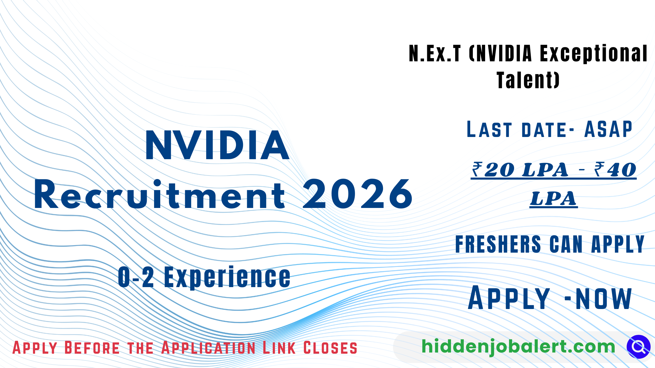NVIDIA Recruitment 2026 Freshers N.Ex.T Program Official Notification